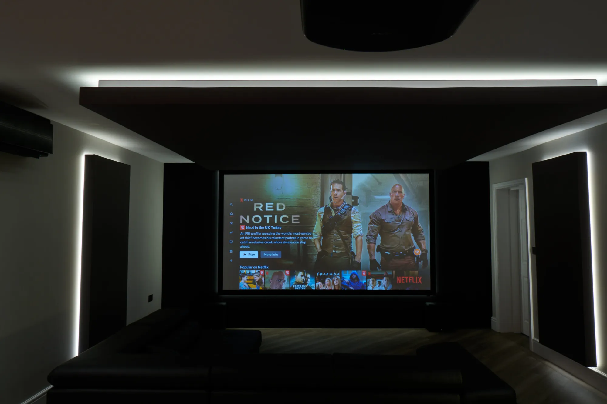 Home cinema installations