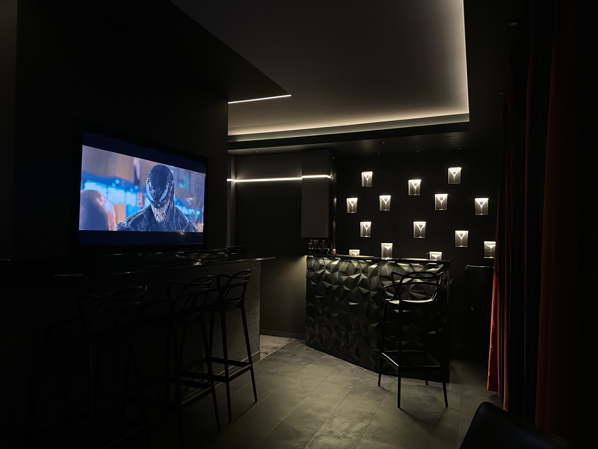 Home cinema installations