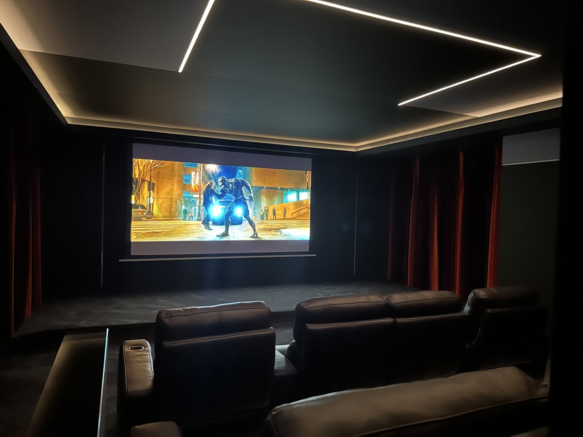 Home cinema installations